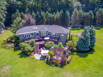 Gated Entry Leads to a Serene Setting on the Clackamas River
